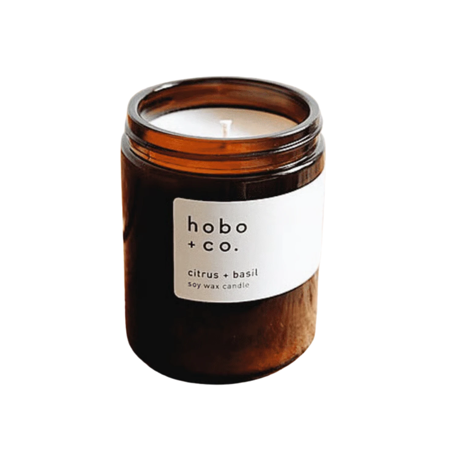 hobo + co Citrus + Basil Essential Oil Candle 180ml