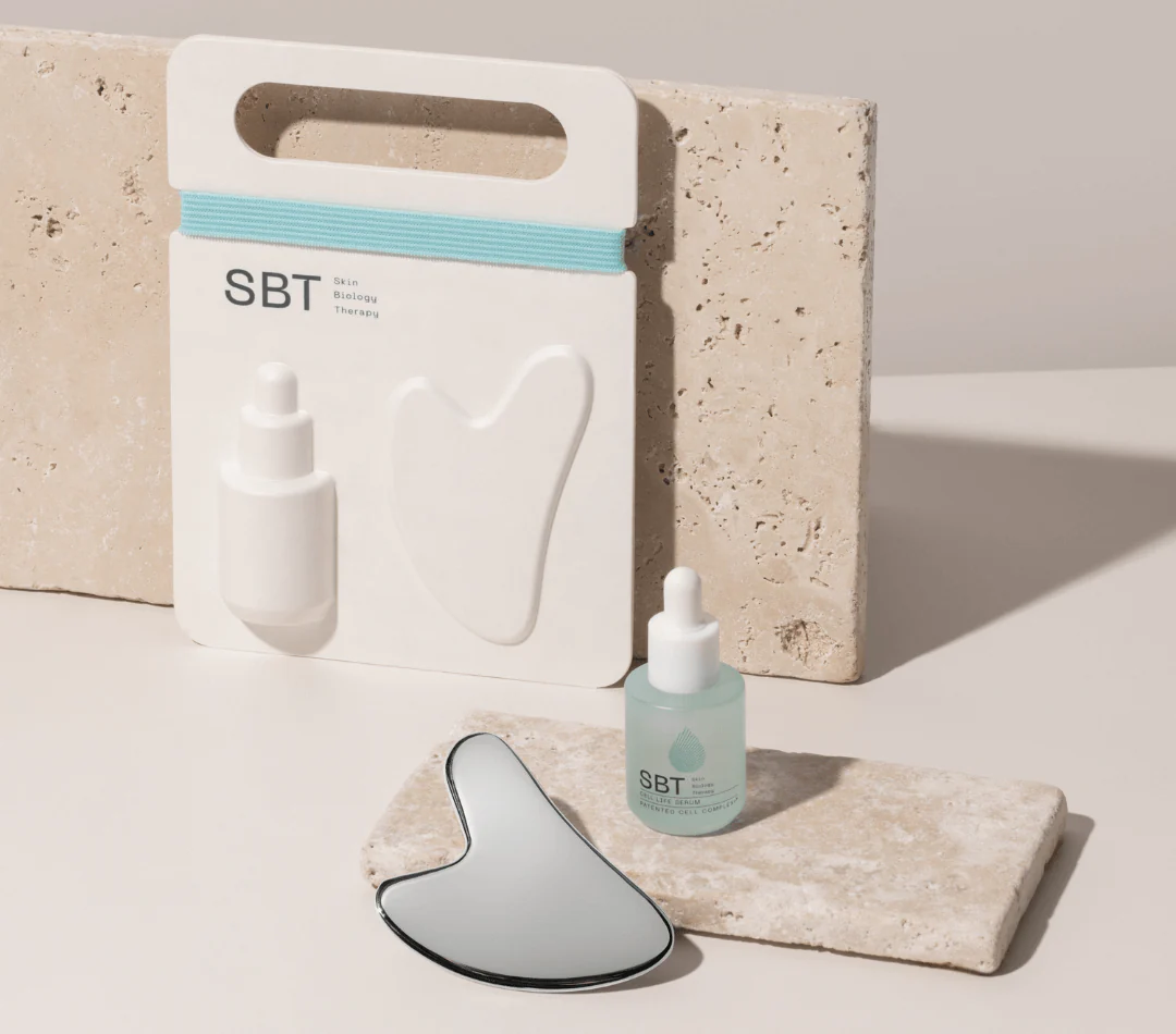 SBT Labs Geschenkset Mini Cell Life Serum & Gua Sha