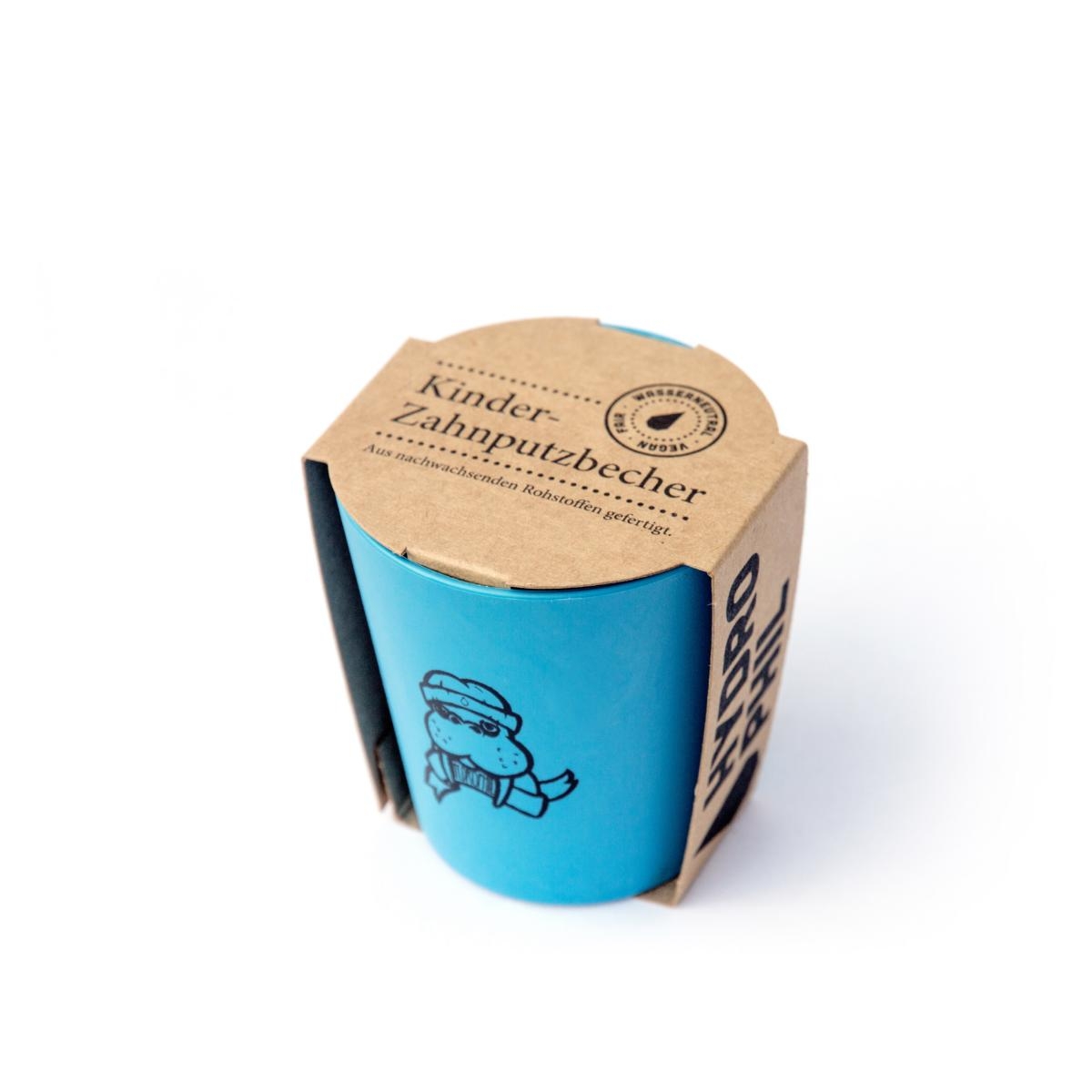 Hydrophil Kinder Zahnputzbecher blau