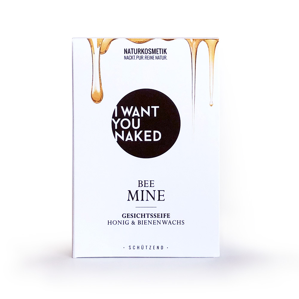 I want you naked BEE MINE Gesichtsseife mit Honig & Bienenwachs