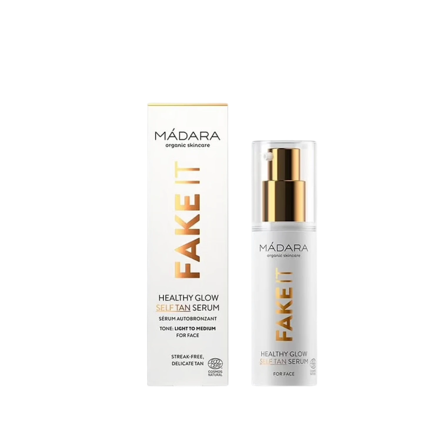 MADARA Organic Skincare FAKE IT Healthy Glow Self Tan Serum