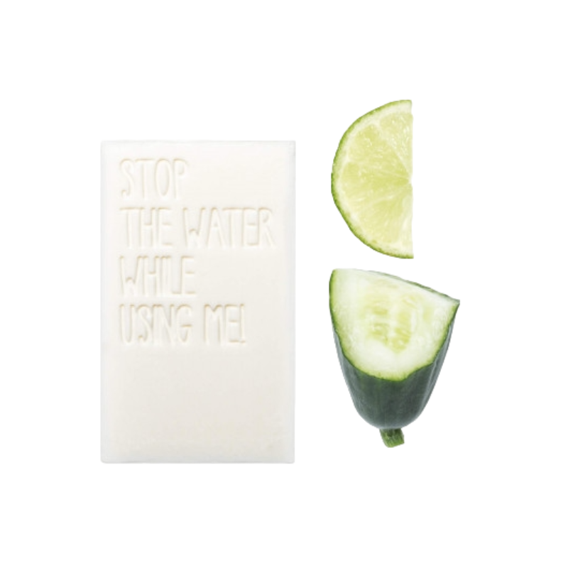 Stop the water while using me All Natural Cucumber Lime Bar Soap