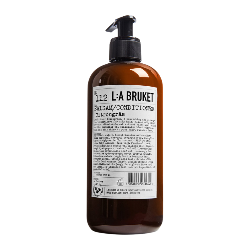 L:A BRUKET No. 112 Conditioner Lemongrass 450ml Conditioner