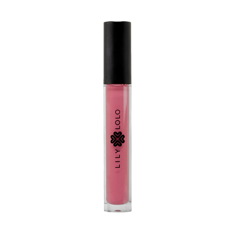 Lily Lolo Lip Gloss in der Farbe Scandalips, in einer transparenten Tube mit schwarzem Deckel.