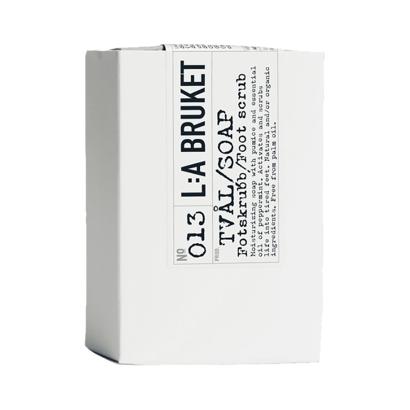 L:A BRUKET No. 013 Bar Soap Foot Scrub Peppermint