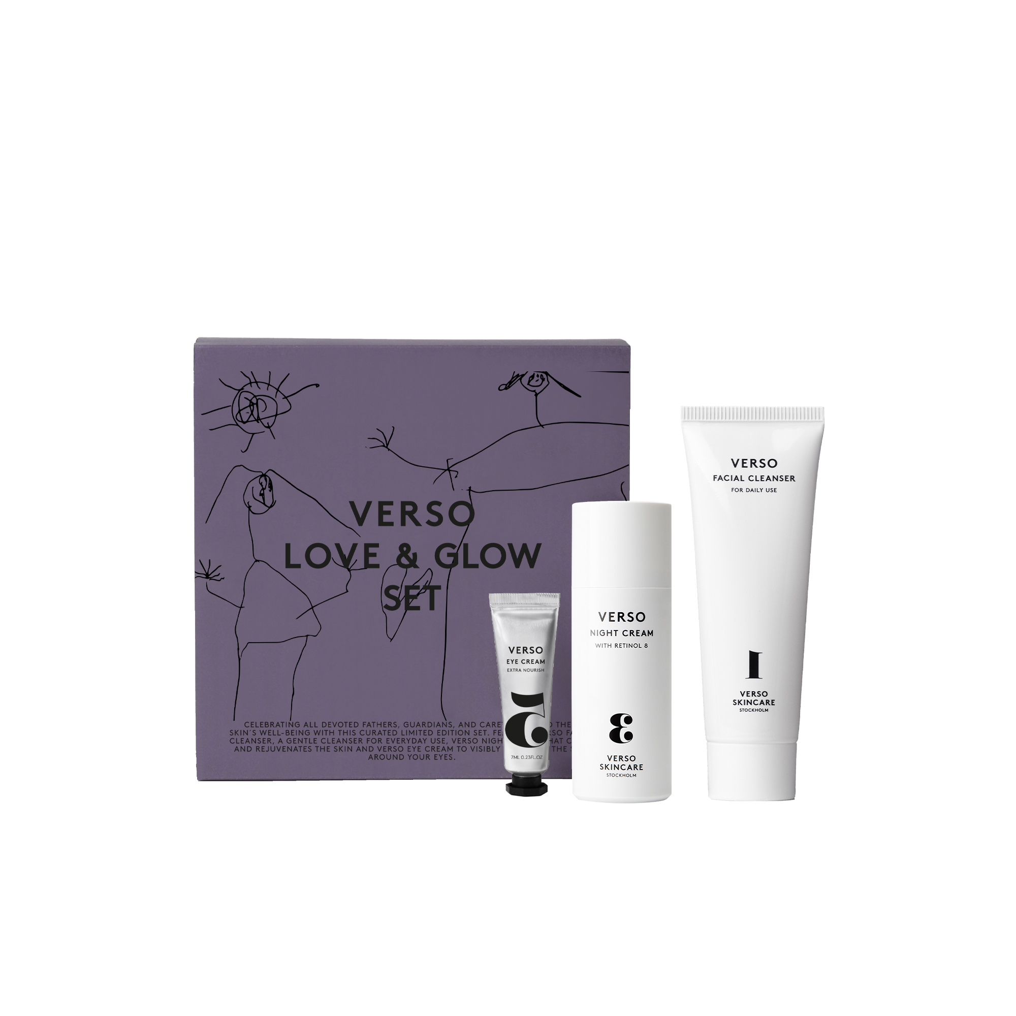 VERSO SKINCARE Love & Glow Set Geschenkbox