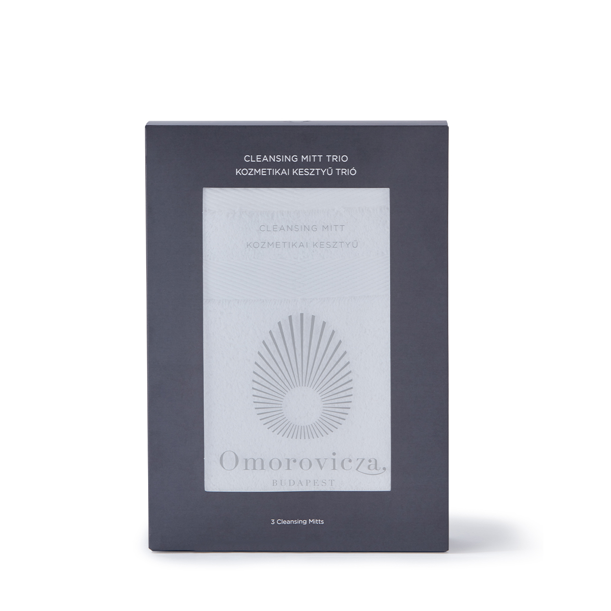 OMOROVICZA Cleansing Face Mitt Trio white Reinigungshandschuh