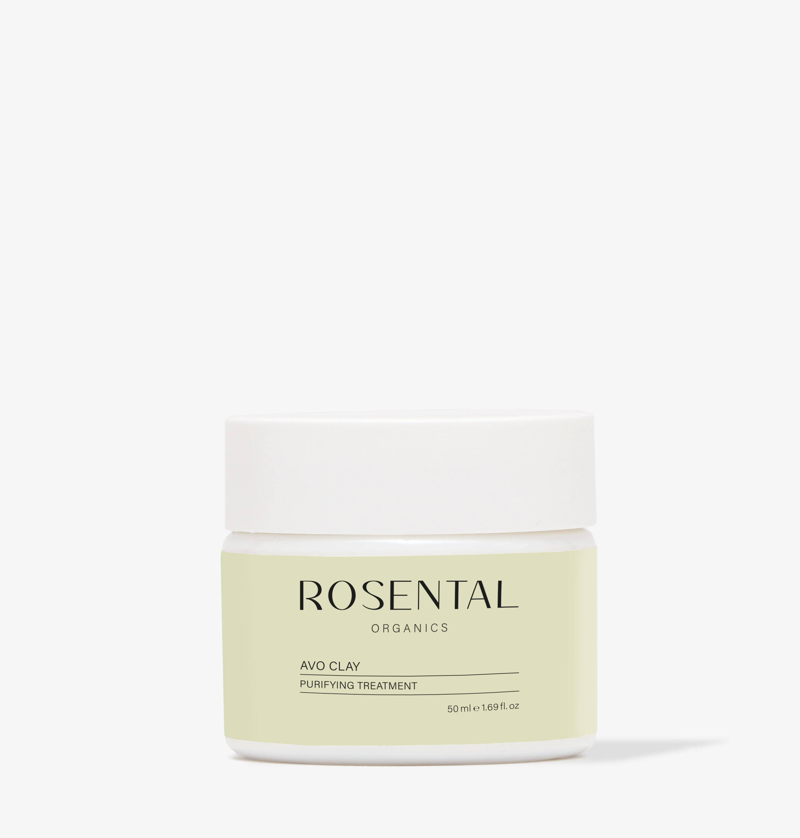 Rosental Organics Avo Clay Purifying Treatment, 50 ml, auf weißem Hintergrund.
