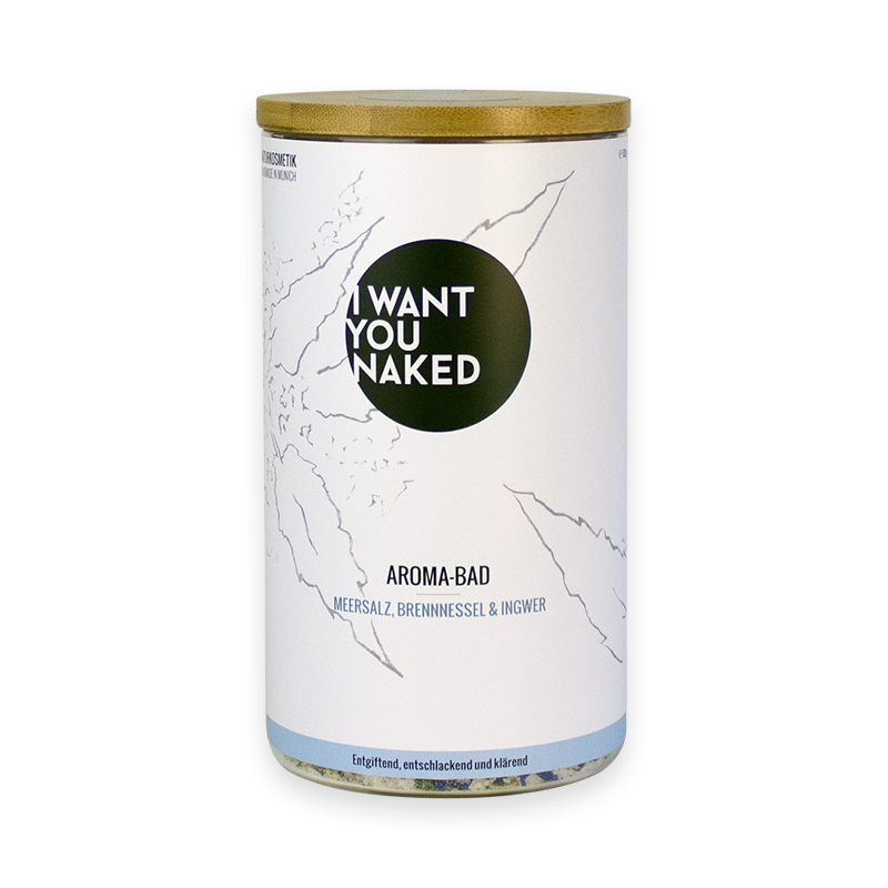 I want you naked RESET BABY Aroma-Bad mit Meersalz, Brennnessel & Ingwer