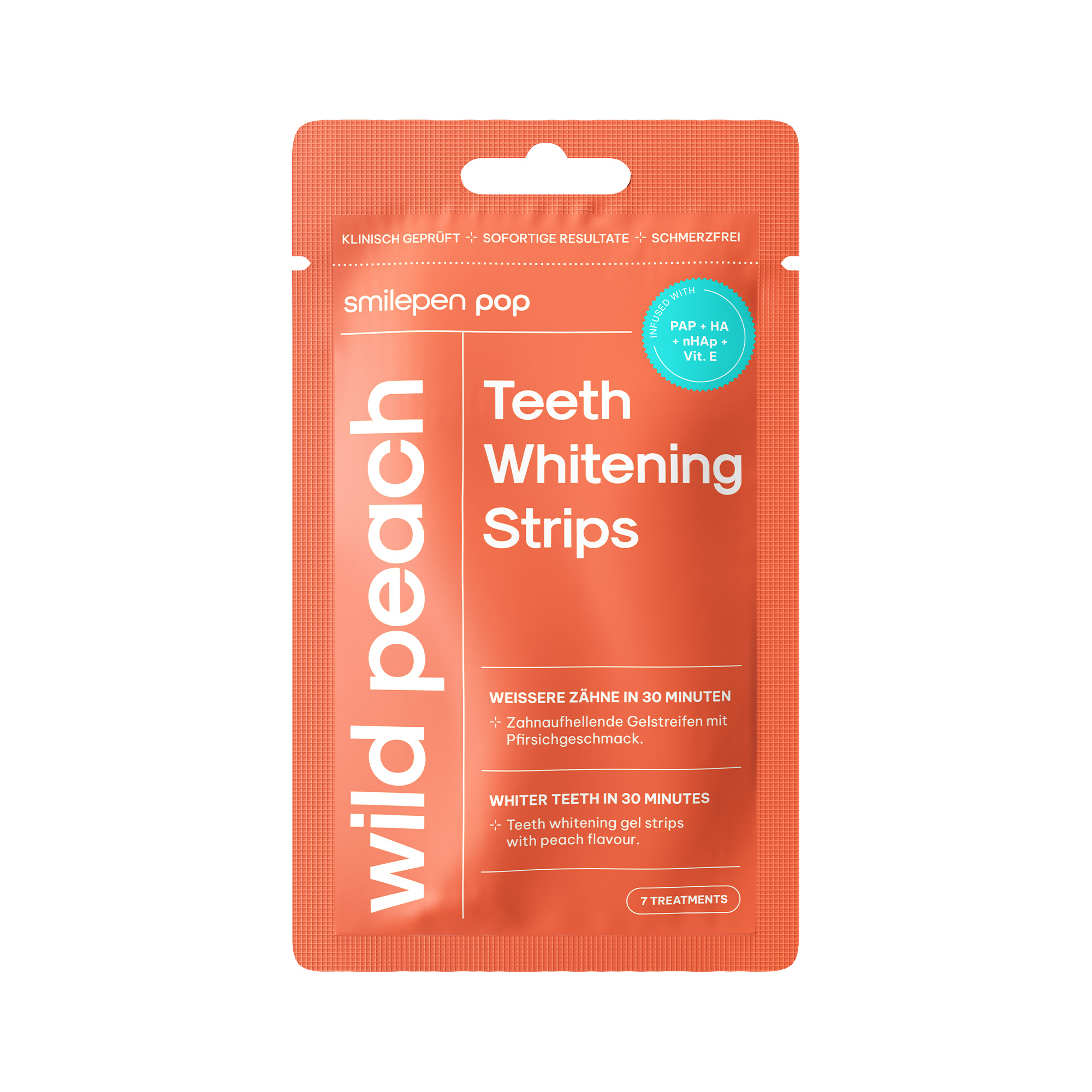 smilepen Pop "Wild Peach" Teeth Whitening Strips