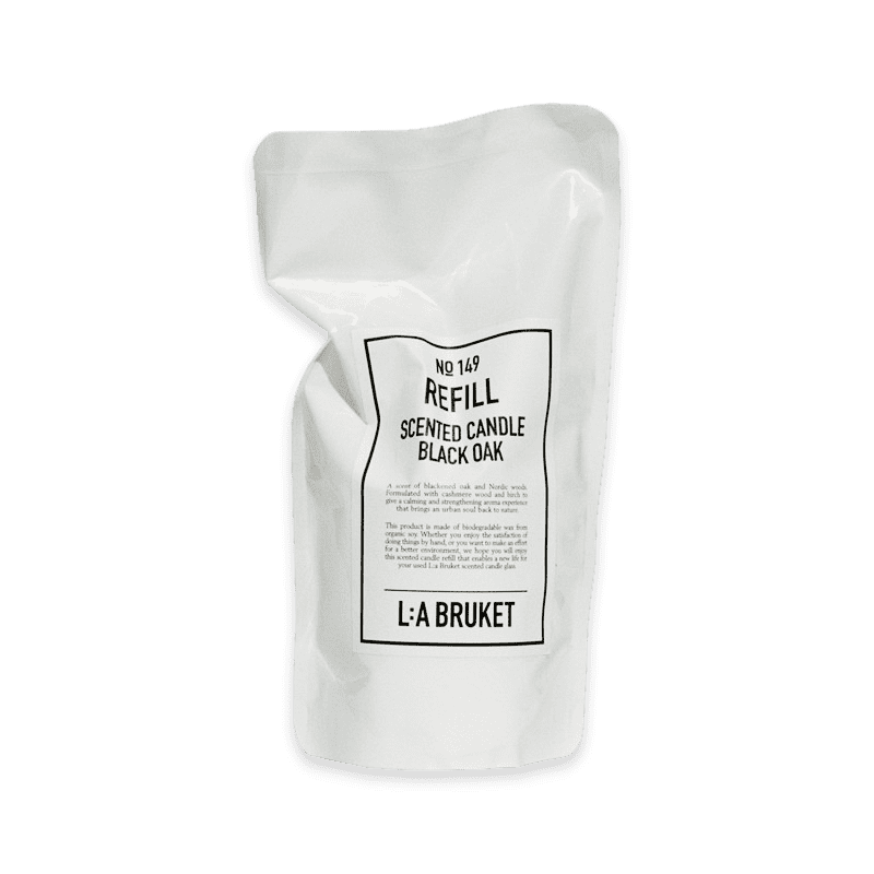 L:A BRUKET No. 149 Refill Scented Candle Black Oak 260g