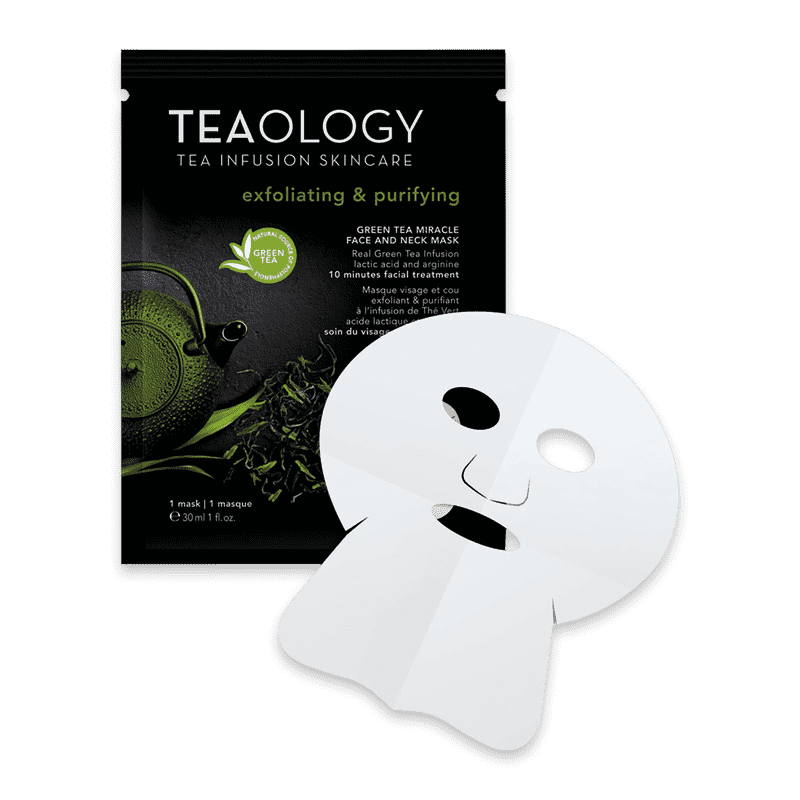 TEAOLOGY Green Tea Miracle Face and Neck Mask