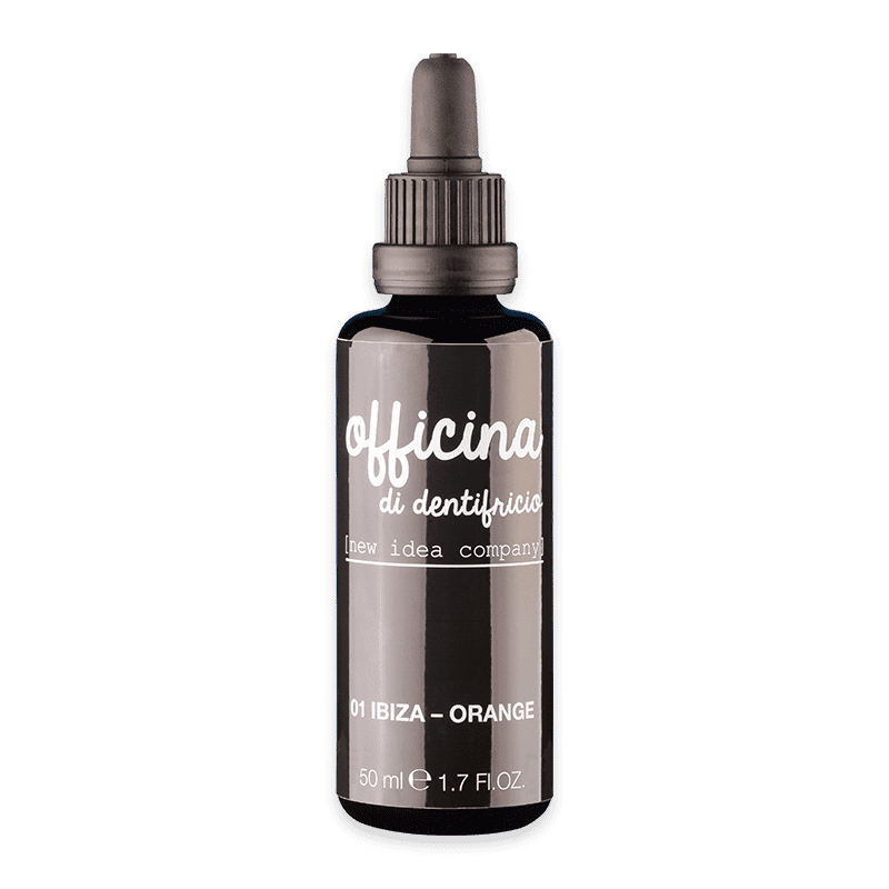 officina di dentifricio Mundwasser Konzentrat 01 Ibiza Orange 50ml