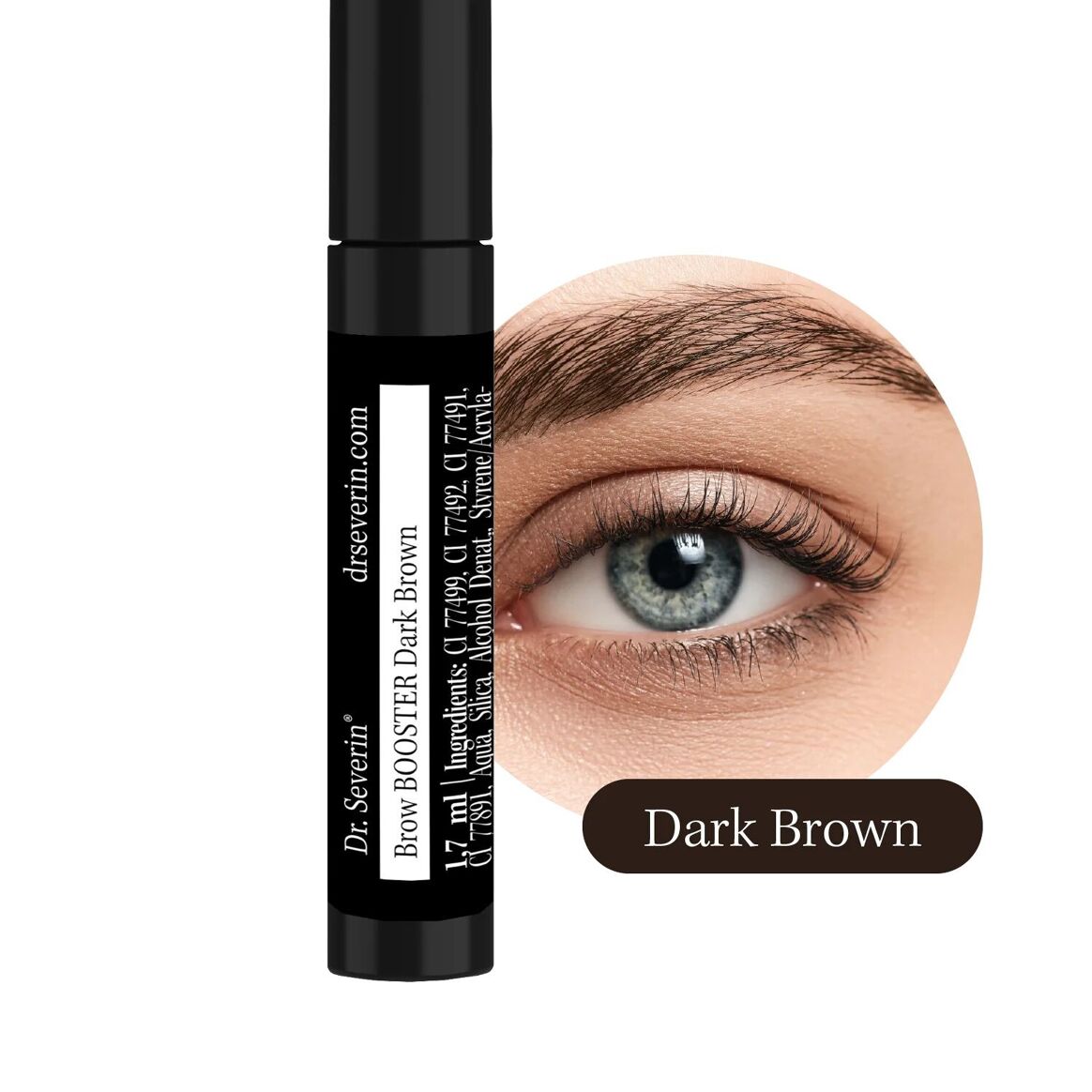 Dr. Severin Brow Liner & Booster 2-in-1 Augenbrauen Serum  Dark