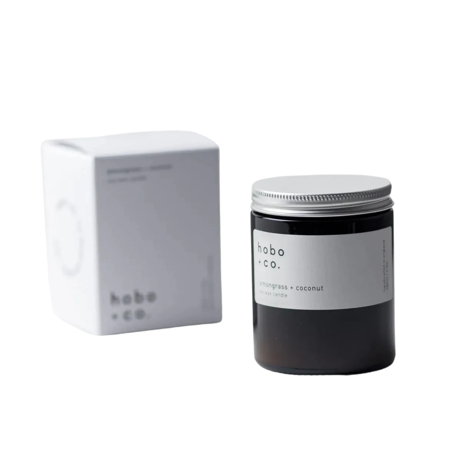 hobo + co Lemongrass & Coconut Essential Oil Candle 180ml