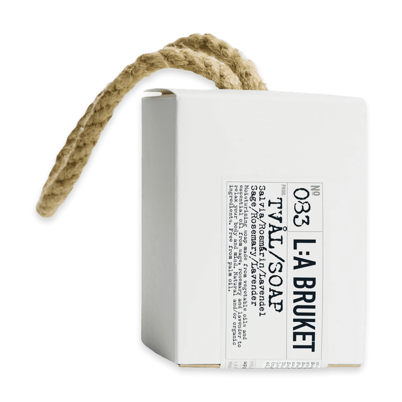 L:A BRUKET No. 083 Rope Soap Sage/Rosemary/Lavender