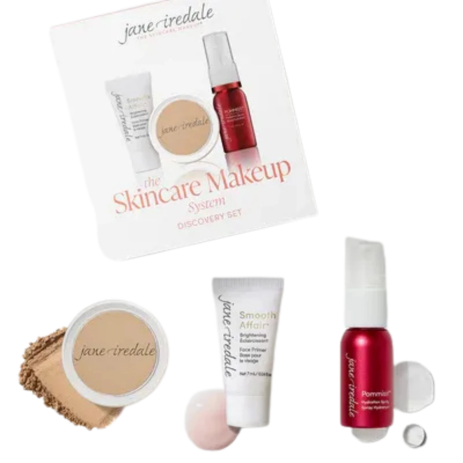 Jane Iredale Skincare Make up System Discovery Set Golden Glow