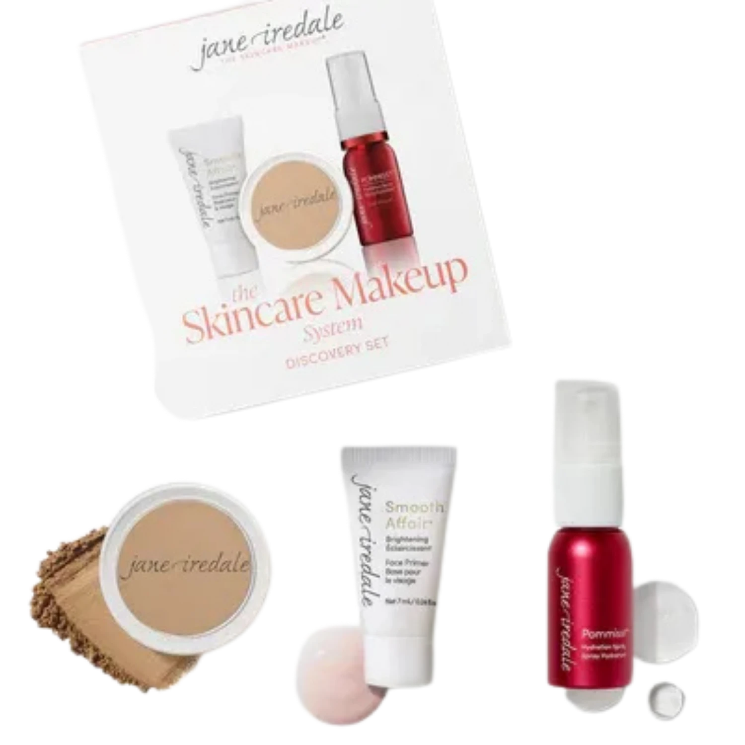Jane Iredale Skincare Make up System Discovery Set Latte