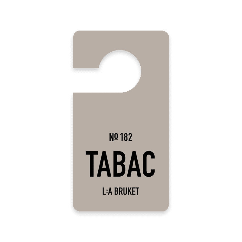 L:A BRUKET No. 182 Fragrance Tag Tabac Duftanhänger
