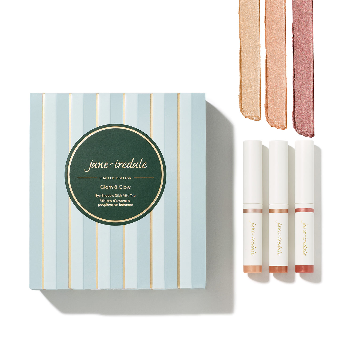 Jane Iredale Glam & Glow Eye Shadow Stick Mini Trio Limited Edition