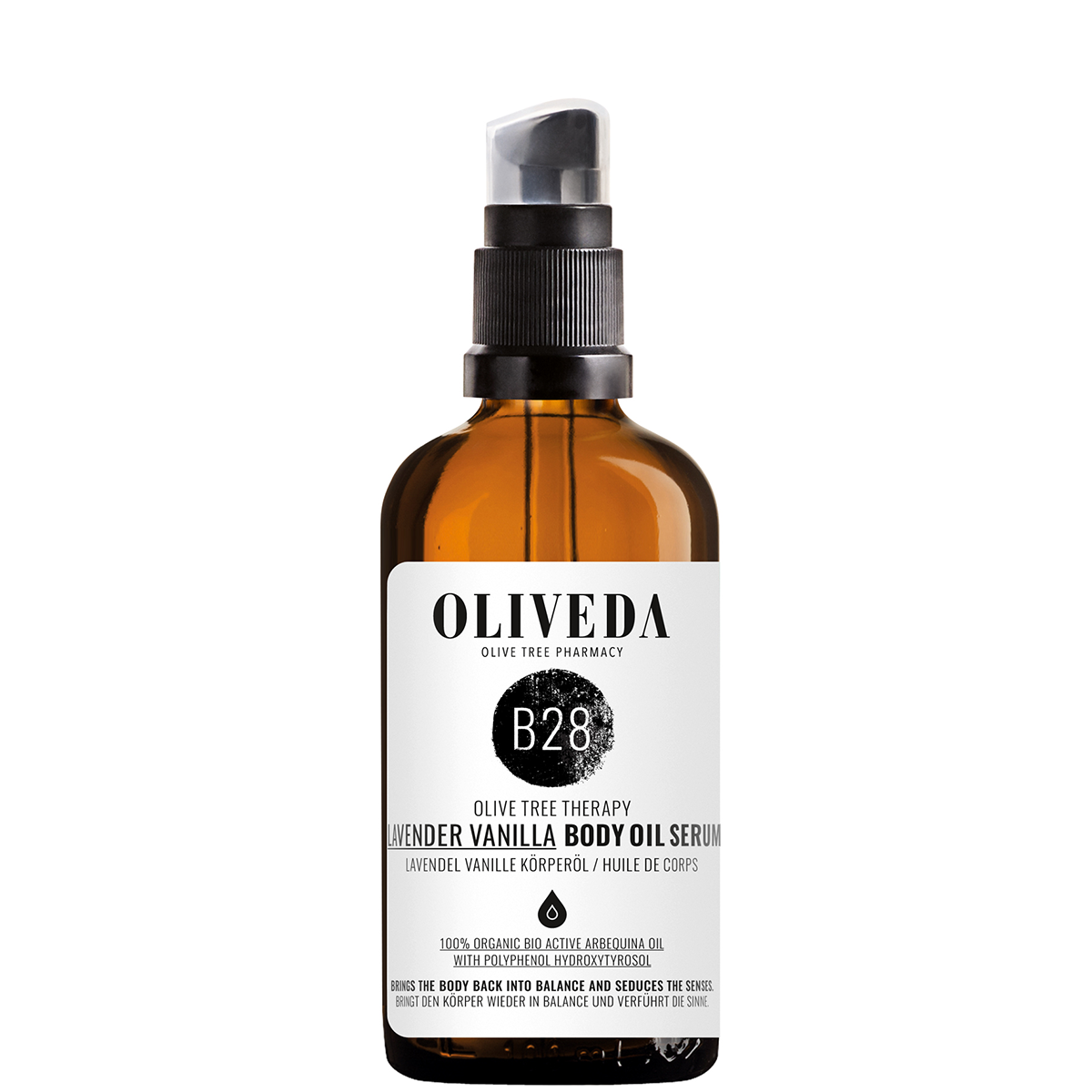 OLIVEDA B28 Körperöl Lavendel Vanille Anti Stress