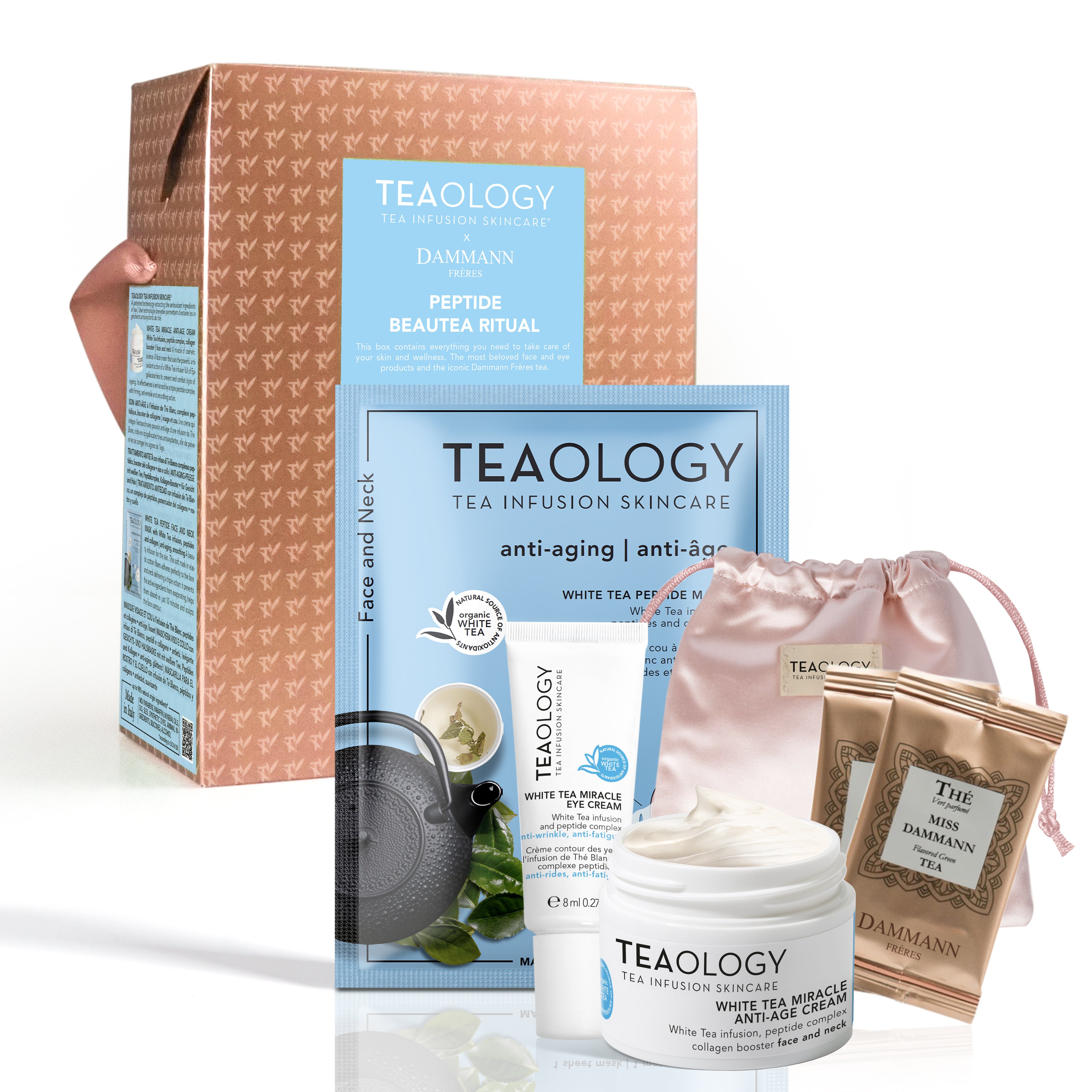 TEAOLOGY Peptide Beautea Ritual Set - White Tea