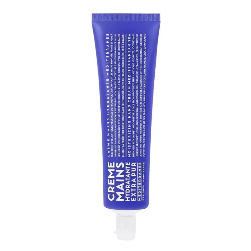 Blaue Tube Handcreme, 100 ml, mediterranes Meer, feuchtigkeitsspendend.