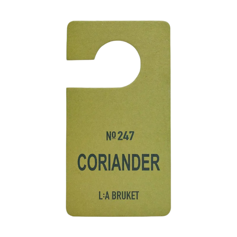 L:A BRUKET No. 247 Fragrance Tag Coriander Duftanhänger