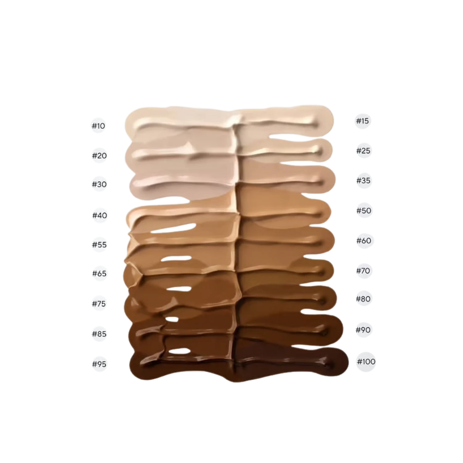 MADARA Organic Skincare SKINONYM Semi-Matte Peptide Foundation, #15 STONE