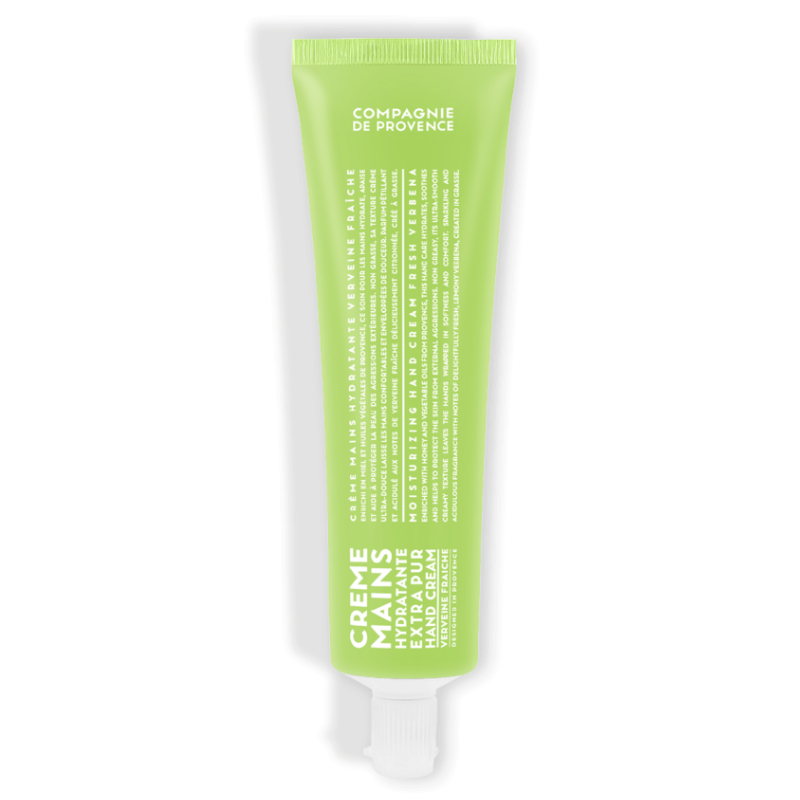 Grüne Tube Handcreme 'Fresh Verbena' von Compagnie de Provence, 100 ml.